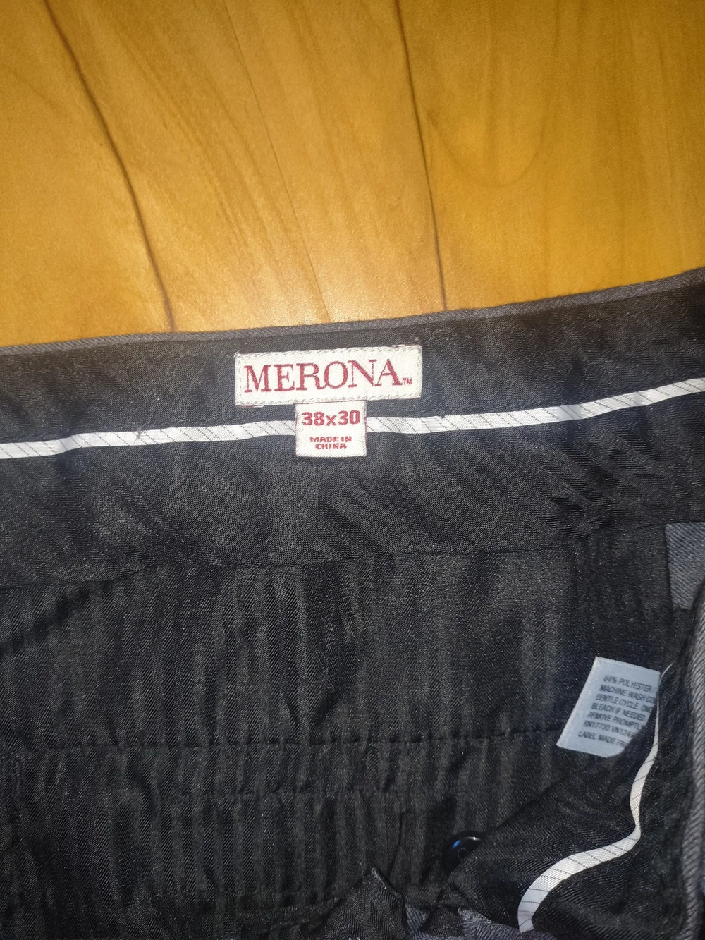 Merona Men's Dress Pants in Charcoal Gray